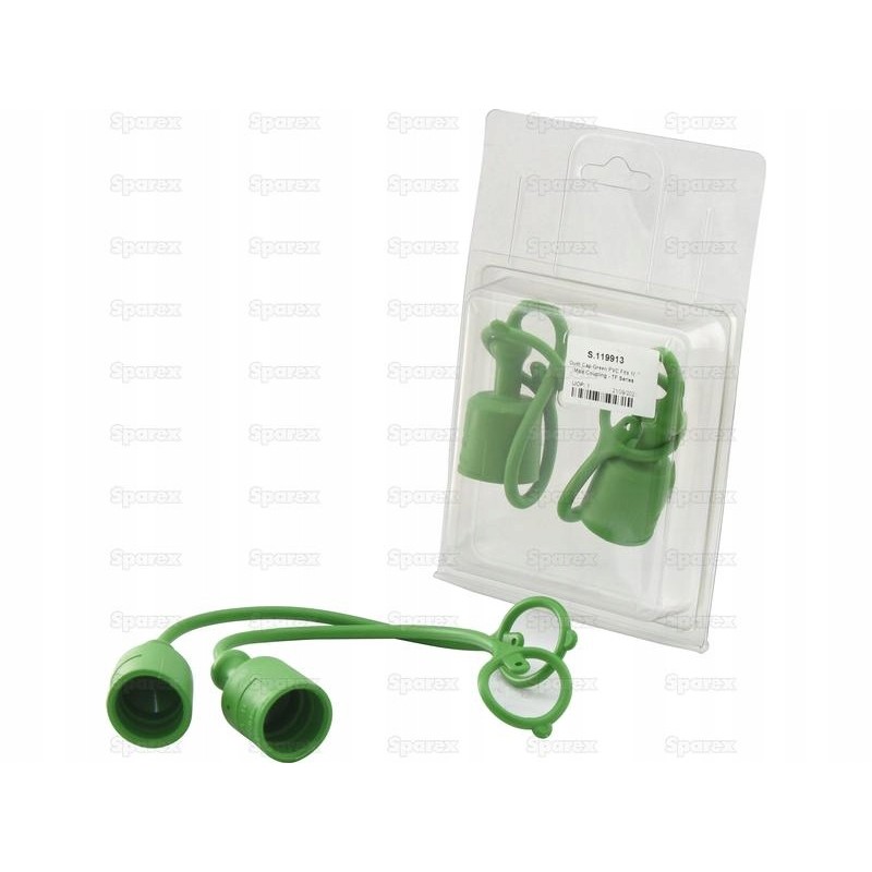 Faster plug green PVC 1 2 small coupling 2 pcs