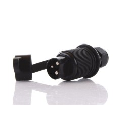 Universal 3-pole plug with choke