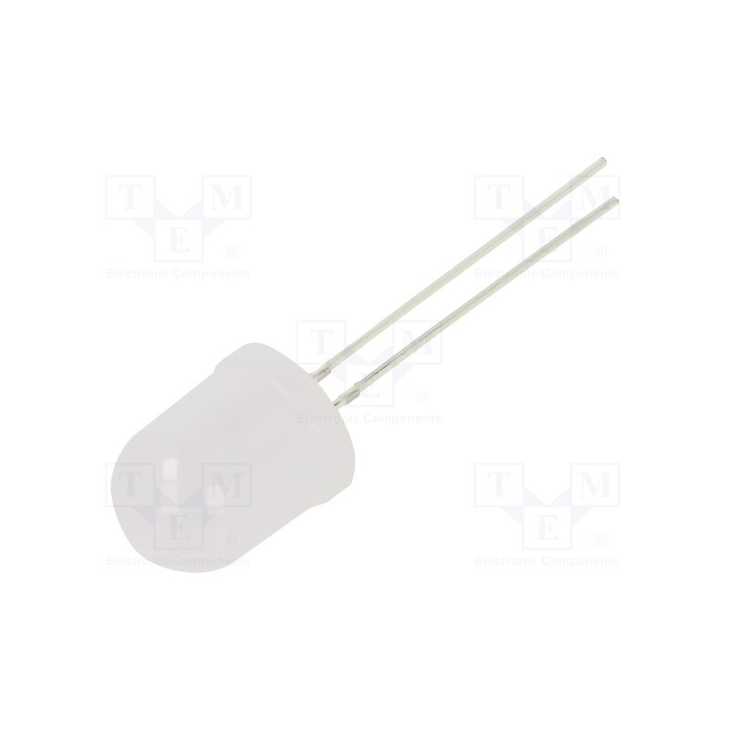 1 pcs x OPTOSUPPLY - OS5RAAA132A - LED, 10mm, red, 14400÷18000mcd, 30°, Front: convex, 1.8÷2.6V, 130mW