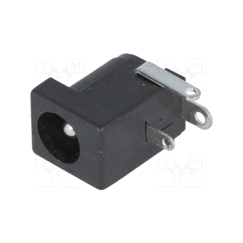 2 pcs x ADAM TECH - ADC-002-2 - Socket, DC supply, male, 5.5/2.5mm, 5.5mm, 2.5mm, THT, 1A, -25÷85°C