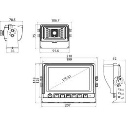 Space observation system, reversing camera 7
