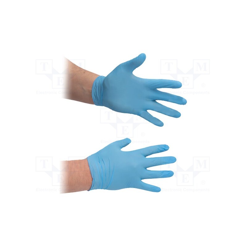 1 pcg x STATICTEC - STC5953 - Protective gloves, ESD, L, 50set, Application: cleanroom, nitryl