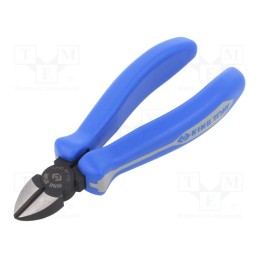 1 pcs x KING TONY - 1574713 - Pliers, side,cutting, two-component handle grips, 163mm
