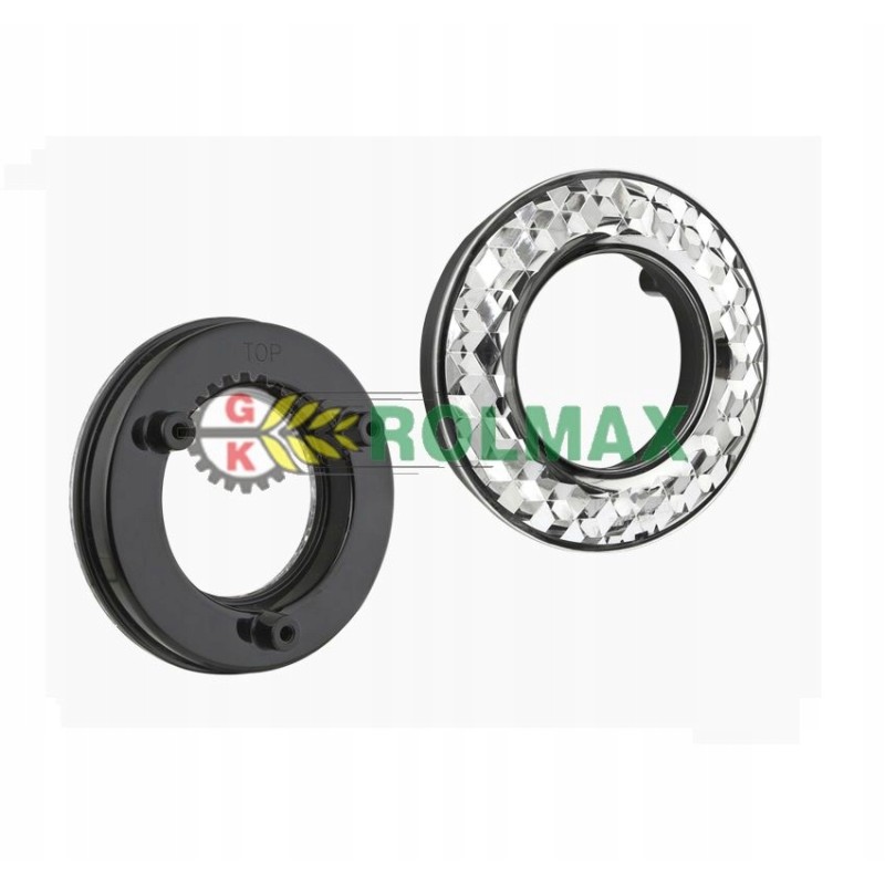 Decorative grooved ring fi98 white la3 23929