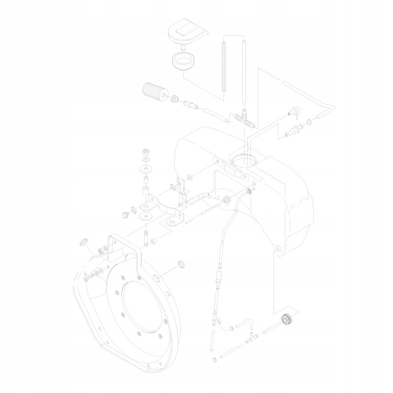 Hatz 50440800 tank rubber 1b20 1b30 1b40 1b50