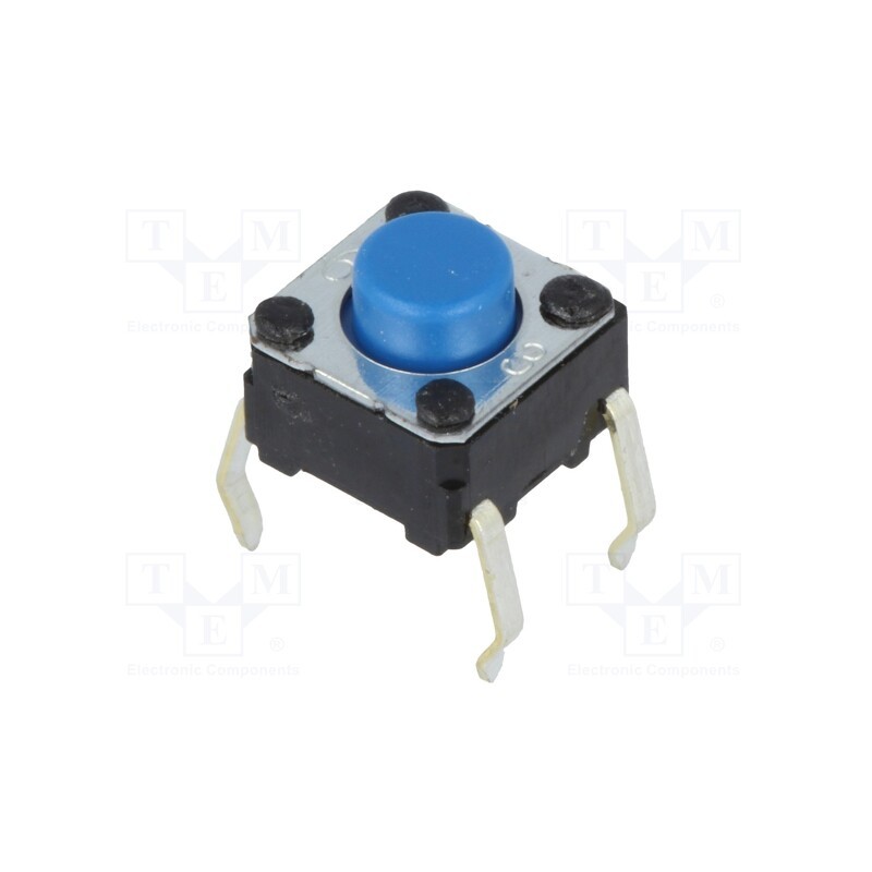 2 pcs x OMRON OCB - B3F-1026 - Microswitch TACT, SPST-NO, Pos: 2, 0.05A/24VDC, THT, none, 4.9N