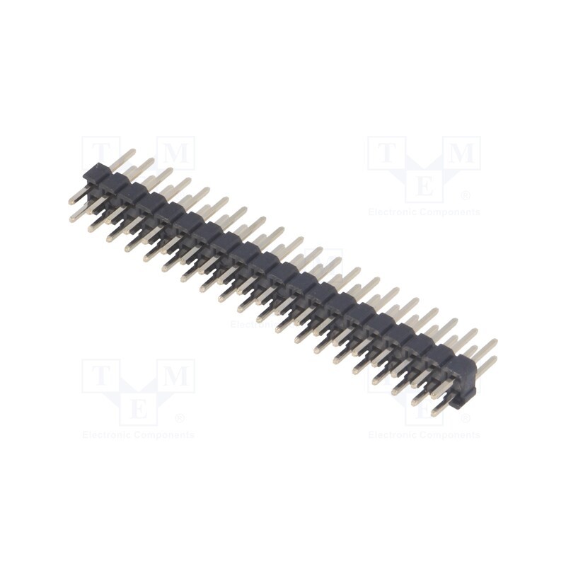 2 pcs x CONNFLY - DS1025-05-2*20P8BV1 - Pin header, pin strips, male, PIN: 40, straight, 2mm, THT, 2x20