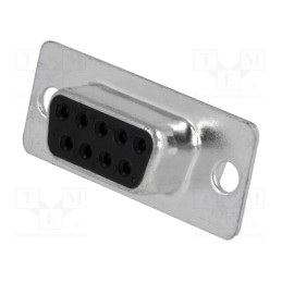 2 pcs x MH CONNECTORS - MHDB9SS - D-Sub, PIN: 9, plug, female, for cable, soldering