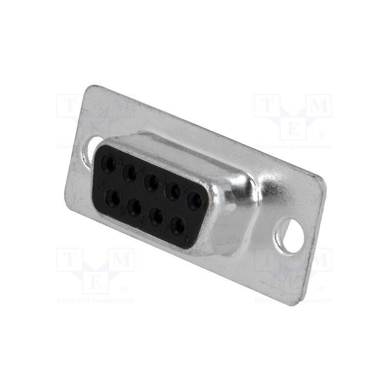 2 pcs x MH CONNECTORS - MHDB9SS - D-Sub, PIN: 9, plug, female, for cable, soldering