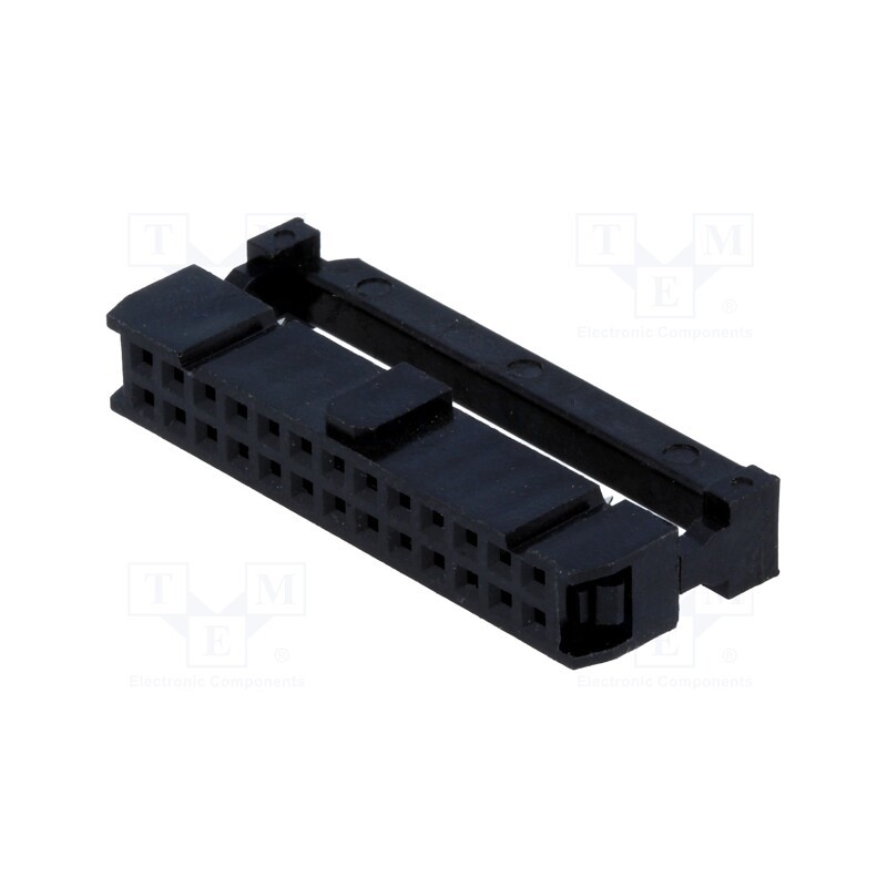 2 pcs x CONNFLY - DS1016-26MA2BB - Plug, IDC, female, PIN: 26, with cable clamp, IDC, for ribbon cable