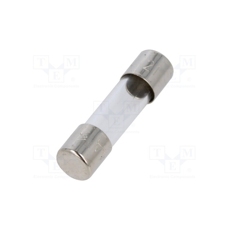 1 pcs x SCHURTER - 7010.347 - Fuse: fuse, quick blow, 4A, 125VAC, cylindrical,glass, 5x20mm, D1