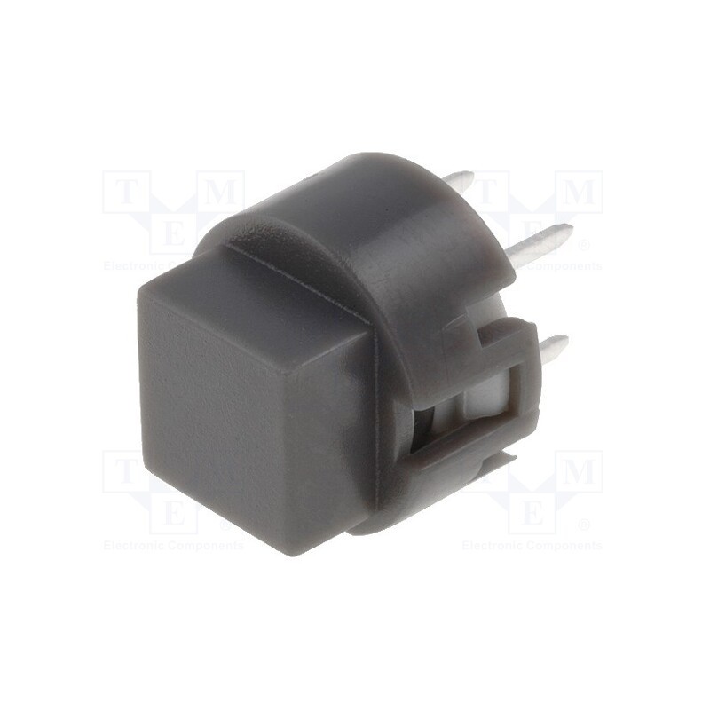 2 pcs x HIGHLY ELECTRIC - KS01-AV-GREY - Switch: keypad, Pos: 2, SPST-NO, 0.01A/35VDC, grey, THT, 1.3N, square