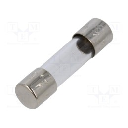 1 pcs x SCHURTER - 7010.345 - Fuse: fuse, quick blow, 2.5A, 125VAC, cylindrical,glass, 5x20mm