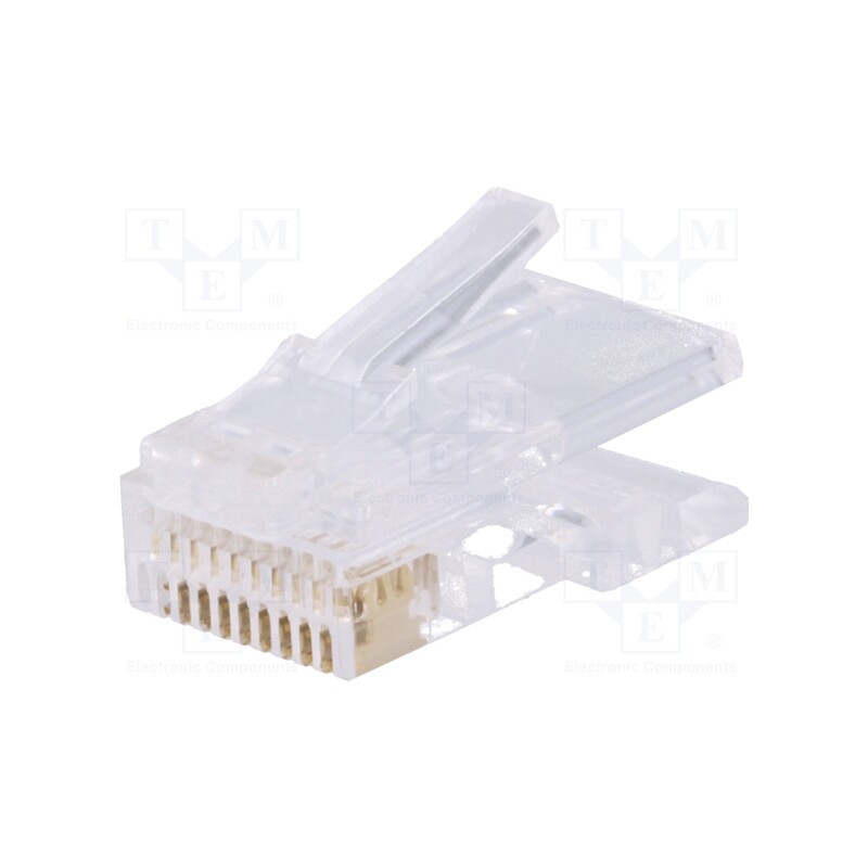 2 pcs x NINIGI - WT-10P-10C-D - Plug, RJ50, PIN: 10, Layout: 10p10c, for cable, IDC,crimped