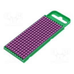200 pcs x HELLERMANNTYTON - 561-00677 - Markers, Marking: 7, 0.8÷2.2mm, polyamide, violet, -40÷85°C, WIC