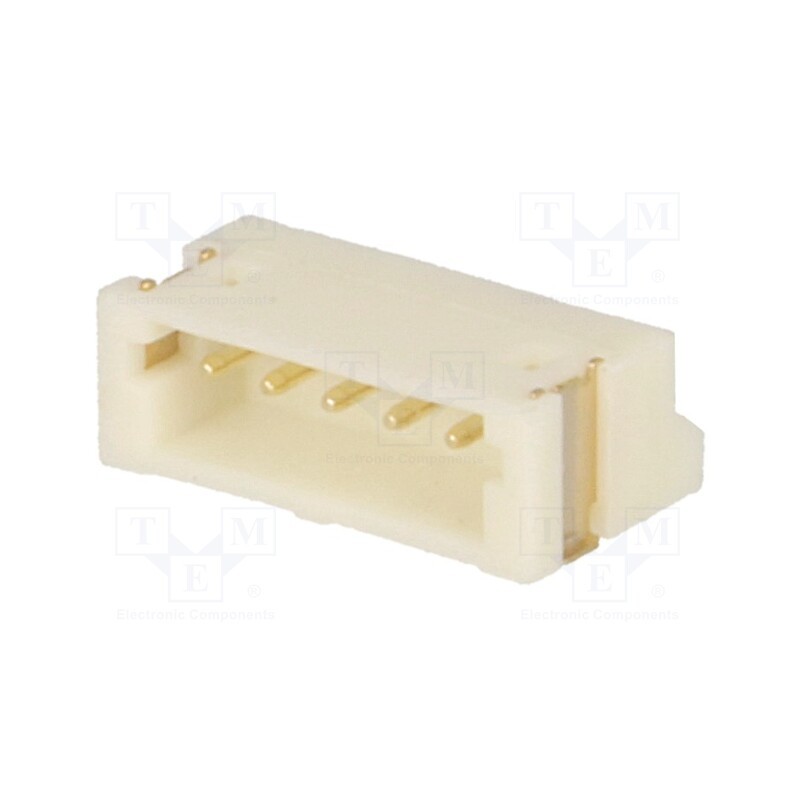 2 pcs x JOINT TECH - A1500WR-S-5P - Socket, wire-board, male, 1.5mm, PIN: 5, SMT, 100V, 1A, tinned, 20mΩ