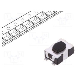 5 pcs x C&K - KMR421NG LFS - Microswitch TACT, SPST-NO, Pos: 2, 0.05A/32VDC, SMT, none, 2N, 2.5mm