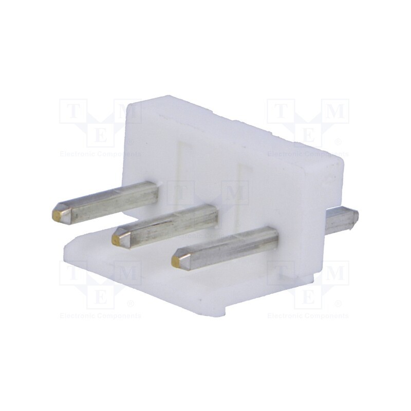 2 pcs x JST - B03P-NV (LF)(SN) - Socket, wire-board, male, 5mm, PIN: 3, white