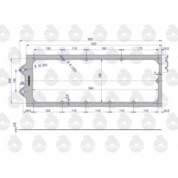 Upper gearbox cover gasket c360 ursus