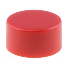 10 pcs x SCHURTER - 862.8103 - Button, 10mm, round, red, 1241.16