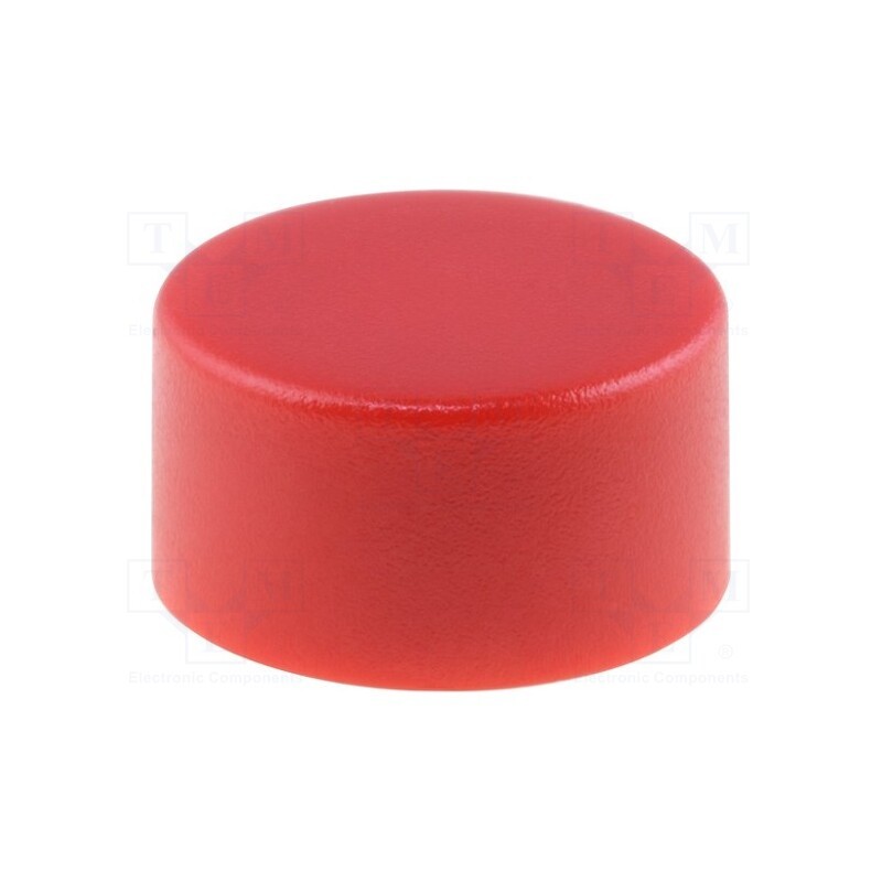 10 pcs x SCHURTER - 862.8103 - Button, 10mm, round, red, 1241.16