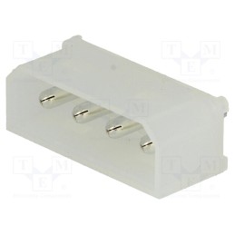 2 pcs x JOINT TECH - C5080WV-04P - Socket, wire-board, male, PIN: 4, THT, 6A, 250VDC, 5.08mm, straight
