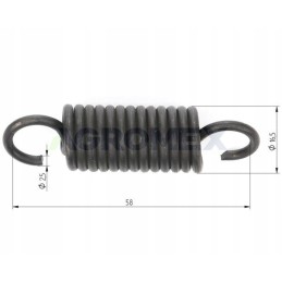 Sleeve spring, handbrake distance, 10pcs, 360