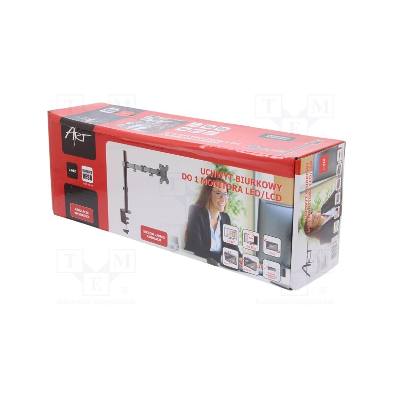 1 pcs x ART - L-01X - LCD/LED holder, 75x75mm,100x100mm, 13÷32'