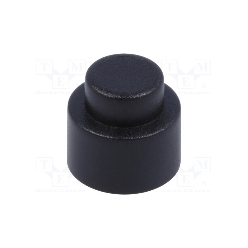 5 pcs x SCHURTER - 862.8226 - Button, round, black, 1241.16