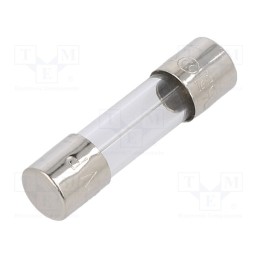 1 pcs x LITTELFUSE - 0218001.TXP - Fuse: fuse, time-lag, 1A, 250VAC, cylindrical,glass, 5x20mm, brass