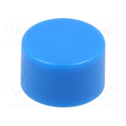 5 pcs x SCHURTER - 862.8104 - Button, 10.75mm, round, blue, 1241.16