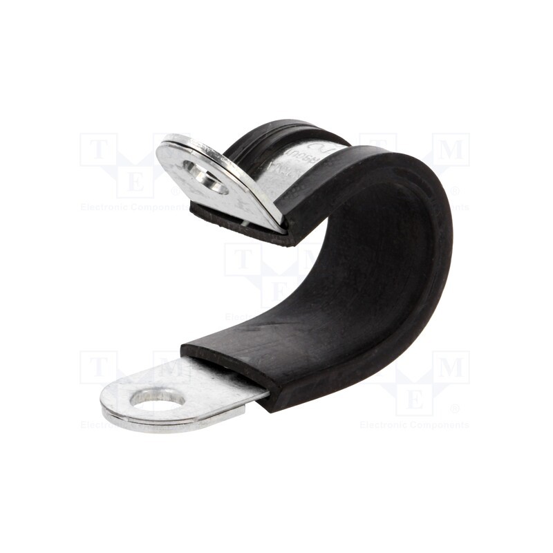 1 pcs x LAPP - 61825392 - Fixing clamp, ØBundle : 24mm, W: 20mm, steel, Ømount.hole: 8.4mm