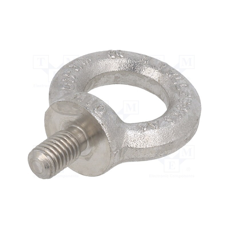 1 pcs x ELESA+GANTER - DIN 580-M10-A4 - Lifting eye bolt, M10x17, Head: eye, acid resistant steel A4