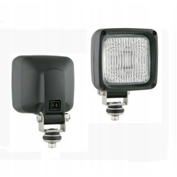 Halogen fog lamp with amp connector