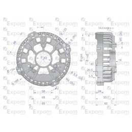 Alternator rear cover 0123510074ex new type ex