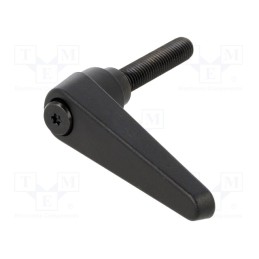 1 pcs x ELESA+GANTER - GN 101-22-M10-50-SW - Lever, adjustable, Thread len: 50mm, Lever length: 74mm