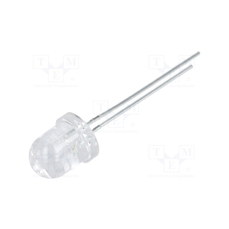 1 pcs x OPTOSUPPLY - OSR5PA8131A - LED, 8mm, red, 7000÷9000mcd, 30°, Front: convex, 1.8÷2.6V