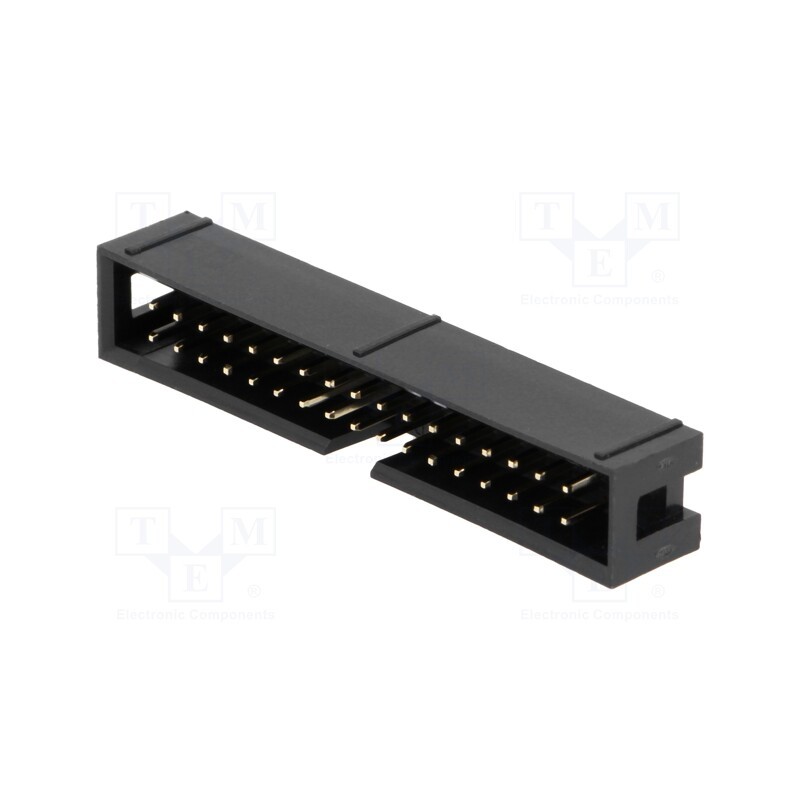 2 pcs x CONNFLY - DS1013-34SSIB1-B-0 - Socket, IDC, male, PIN: 34, straight, THT, gold-plated, 2.54mm