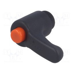 1 pcs x ELESA+GANTER - ERX.30 B-M4-C2 - Lever, adjustable, Thread len: 10mm, Lever length: 30mm, -30÷130°C