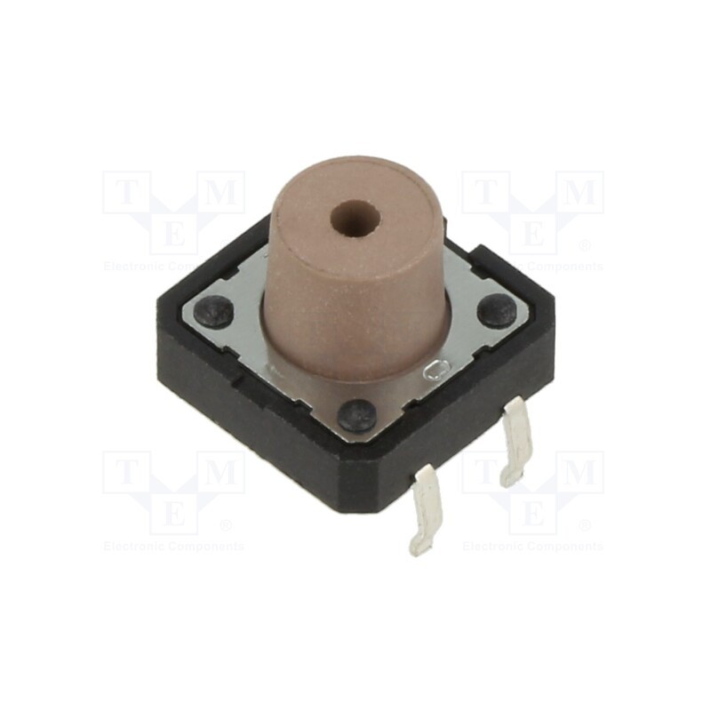 2 pcs x C&K - PTS125SK85-2 LFS - Microswitch TACT, SPST-NO, Pos: 2, 0.05A/12VDC, THT, none, 2.5N