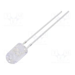 1 pcs x OPTOSUPPLY - OSB5SA5E31B - LED, 5mm, blue, 4200÷5800mcd, 30°, Front: convex, 2.8÷3.6V, -30÷85°C