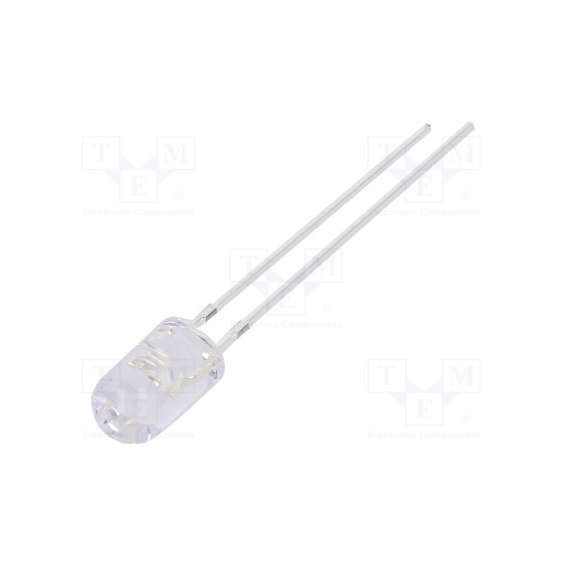 1 pcs x OPTOSUPPLY - OSB5SA5E31B - LED, 5mm, blue, 4200÷5800mcd, 30°, Front: convex, 2.8÷3.6V, -30÷85°C