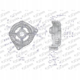 Alternator front cover 0123510074ex new type