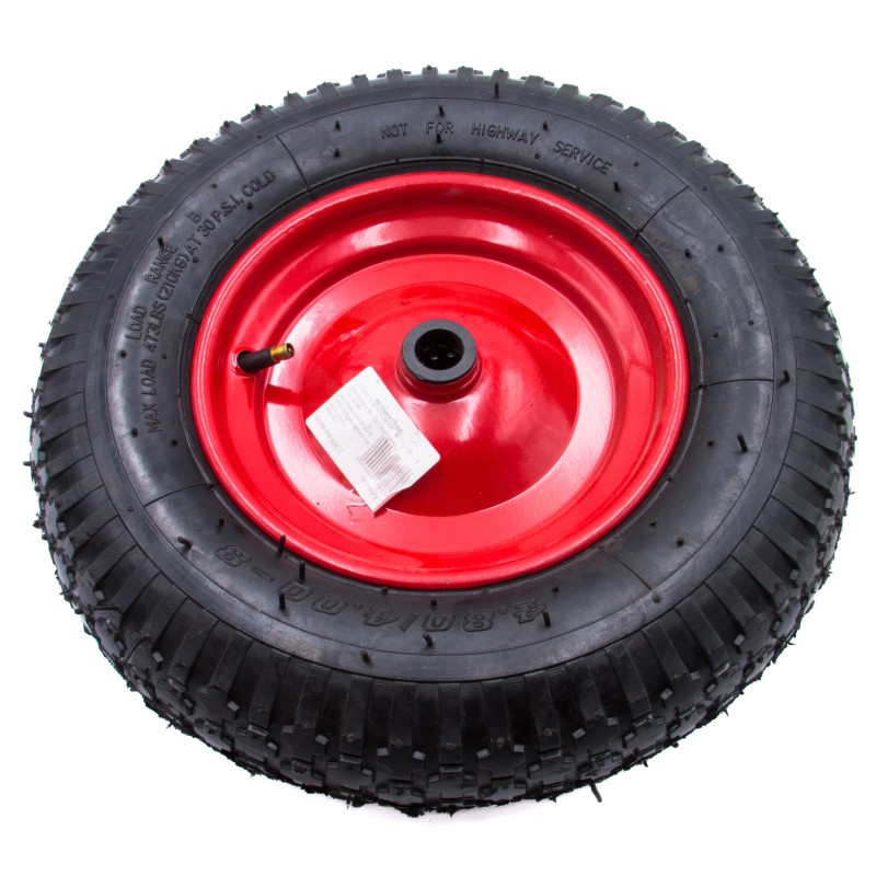 Pneumatic wheelbarrow wheel 4 00 8 2pr fi 20mm gumax