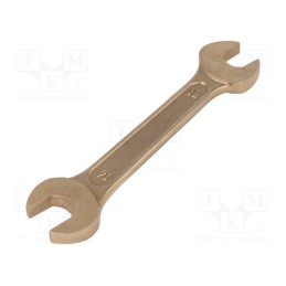 1 pcs x BAHCO - NS006-1214 -AS - Wrench, spanner, 12mm,14mm, Overall len: 130mm, aluminum bronze