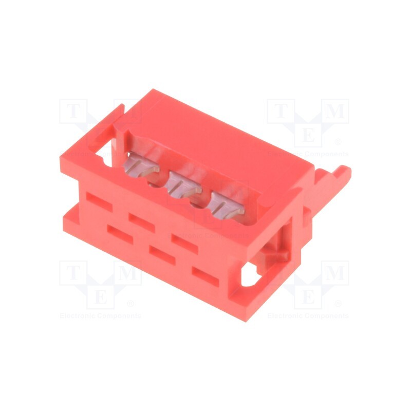 2 pcs x CONNFLY - DS1015-01-06R6 - Wire-board, plug, male, PIN: 6, IDC, for ribbon cable, 1.5A, 30mΩ