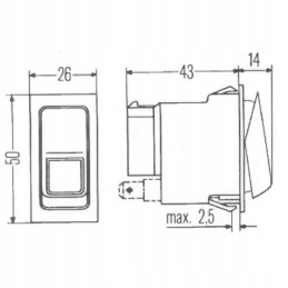 Push switch hella 6fh004570501 1964835c1