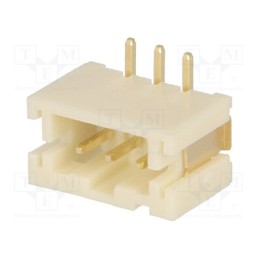 2 pcs x NINIGI - NXW-03SMD - Socket, wire-board, male, 2mm, PIN: 3, SMT, 1A, tinned, -25÷85°C, 100V