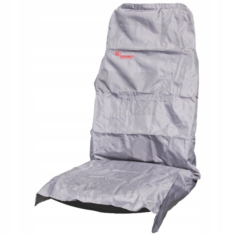 Gray universal seat cover for cars