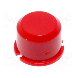 3 pcs x MEC - 1D08 - Button, round, red, Ø9.6mm, plastic, MEC1625006,MEC3FTH9